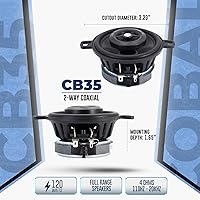 ORION Cobalt Series CB35 3.5-inch 2-Way Coaxial Car Speakers — image 3