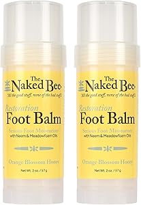 The Naked Bee Orange Blossom Honey Foot Balm 2 oz - 2 Pack Review