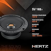 HERTZ SV-1651 6.5″ 4-Ohm SPL Midrange Speaker Drivers (Pair) — image 5