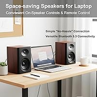 NSY Audio NSY-BS401 Bluetooth Bookshelf Speakers — image 6