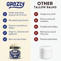 Grazly Whipped Bison Tallow Balm with Manuka Honey, Jojoba & Organic Vanilla - 2.5oz — image 8