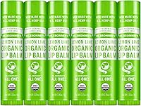 Dr. Bronner′s Organic Lip Balm 6-Pack Lemon Lime 0.15oz — image 1
