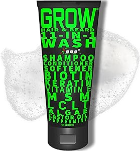 BBS BEST BEARD STUFF GROW Hair & Beard Wash 11-in-1 Review