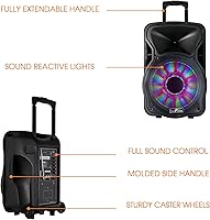 beFree Sound BFS-12 Portable Bluetooth PA Speaker — image 6