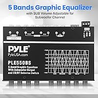 Pyle PLE550BS 5-Band Graphic Equalizer with Bluetooth — image 5