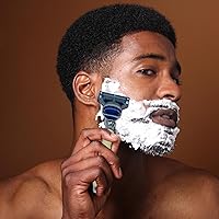 G.B.S 5 Blade Faux Fusion Compatible Razor with Chrome, Ivory — image 4