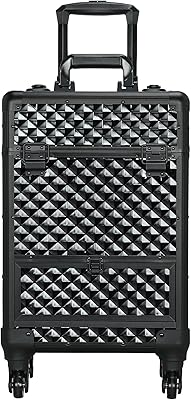 Topeakmart Professional Rolling Makeup Case