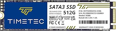 Timetec 512GB SSD 3D NAND SATA III M.2 2280