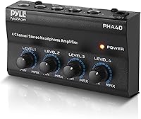 Pyle PHA40 4-Channel Portable Stereo Headphone Amplifier — image 1