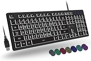 X9 Large Print Backlit Keyboard