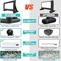 GYUEM 18ft Inflatable Outdoor Projector Movie Screen — image 3