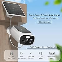 ELECCTV C366 2K Solar Camera Outdoor Wireless — image 2