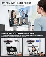 MOERTEK 2K HD Webcam with Windows Hello Facial Recognition — image 4