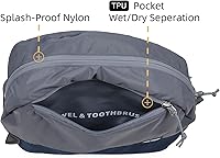 KalgoTeal Travel Toiletry Bag 8L - Ash Gray — image 6
