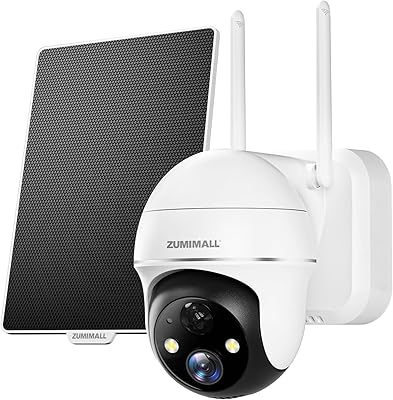 ZUMIMALL G4 Solar Security Camera