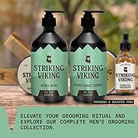 Striking Viking Beard Wash and Conditioner Set - Tea Tree & Biotin (10oz) — image 5