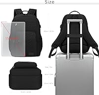 ecodudo Lightweight Black Backpack EBDU2301 — image 2