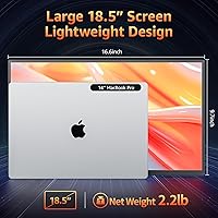 kksmart Portable Monitor 18.5-inch 1080P FHD — image 3