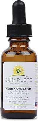 Complete Skin Solutions Natural Vitamin C E Serum 1 oz