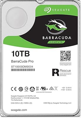 Seagate BarraCuda Pro 10TB Internal Hard Drive
