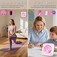 Kegaudio Bluetooth CD Player with Speakers — image 3