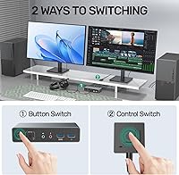 SUIDEK HDMI KVM Switch 2 Monitors 2 Computers — image 7