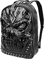 XUANNIAO 3D Skull PU Leather Backpack — image 2