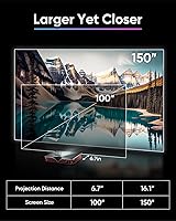 NOMVDIC P2000 Ultra Short Throw 4K Laser Projector — image 5