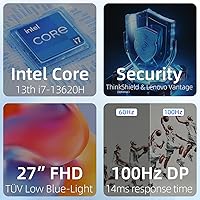 Lenovo ThinkCentre Neo 50a All-in-One Business Desktop 27” FHD, Intel Core i7-13620H, 32GB RAM, 1TB SSD — image 2