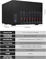 AUDHEID K7 8 Bay NAS Case — image 6