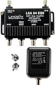 Lindsay LSA84-EQ8 4-Port TV Signal Amplifier Review