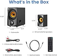 Acoustic Audio by Goldwood AA2170 Bluetooth 2.1 Speaker System — image 6