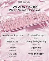 EWEADN GX710S Backlit Computer Keyboard — image 8