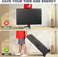 Masajeo Portable Massage Table Cart with Wheels — image 5