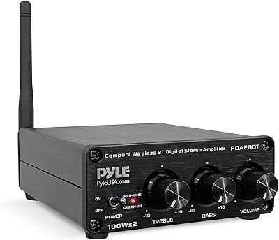 Pyle PDA20BT Bluetooth Mini Audio Amplifier