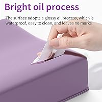 ZIZZON Manicure Hand Rest Cushion Pillow, Purple — image 4