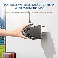 DVKNM AP7-2 Magnetic Solar Wireless Backup Camera System — image 2