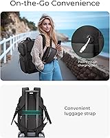 BAGSMART Womens Backpack Carry On Flight Approved 17.3″ Laptop Travel Backpack — image 6