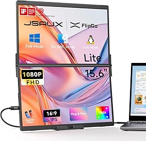 JSAUX FlipGo Lite 15.6″ Portable Dual Monitor Review