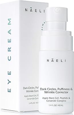 NAELI Eye Cream for Dark Circles, Puffiness & Wrinkles - 1.4oz