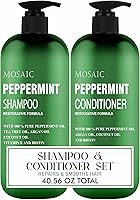 Mosaic Peppermint Oil Shampoo and Conditioner Set, 20.2 FL Oz — image 1
