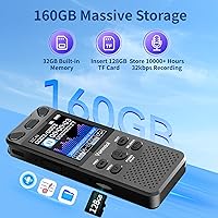 Vormooi 160GB Digital Voice Recorder — image 2