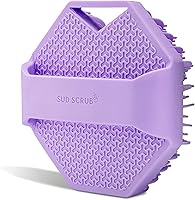 Sud Scrub Antimicrobial Silicone Body Scrubber, Purple — image 7