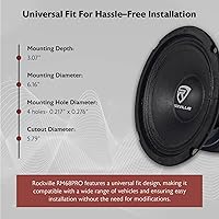 Rockville RM68PRO 6.5” Midrange Car Speaker, 200W — image 8