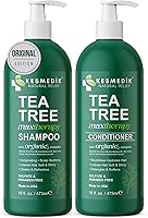 KESMEDIK Tea Tree Oil Shampoo and Conditioner MaxTherapy Set, 16 fl oz Each — image 1