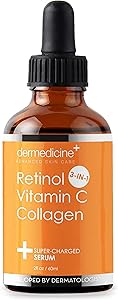 Dermedicine Retinol Vitamin C Collagen Serum 2 fl oz Review