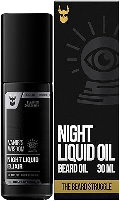 The Beard Struggle Night Liquid Elixir Beard Oil - Vanir's Wisdom, 1 Fl oz