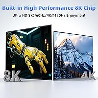 DXchip 8K KVM Switch 3 Monitors 2 Computers — image 5