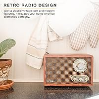 Victrola Willow Retro Wood Bluetooth Radio — image 6
