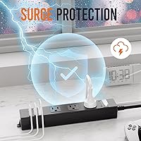 CALIONLTD USB Outdoor Power Strip with 3 Outlets and 3 USB Ports — image 4